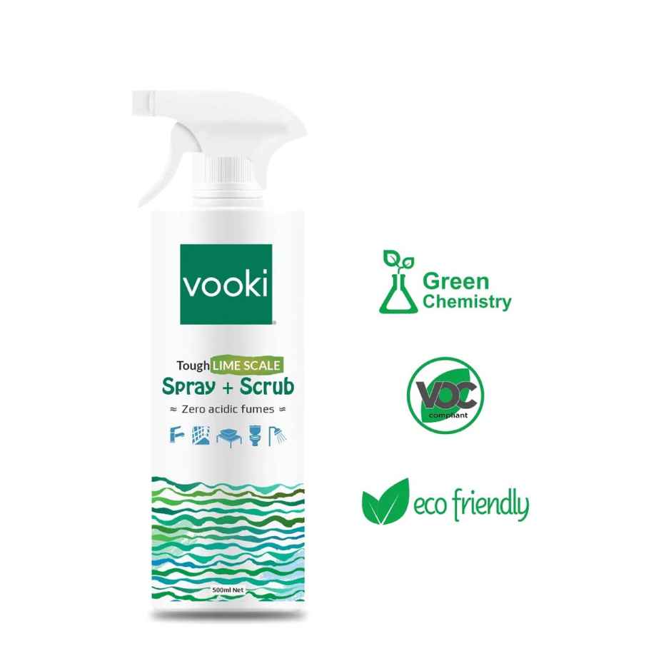 Vooki Nature Powered Dishwash Liquid (500ml) & Vooki Ecofriendly Limescale Removerdescaler (500ml) Combo
