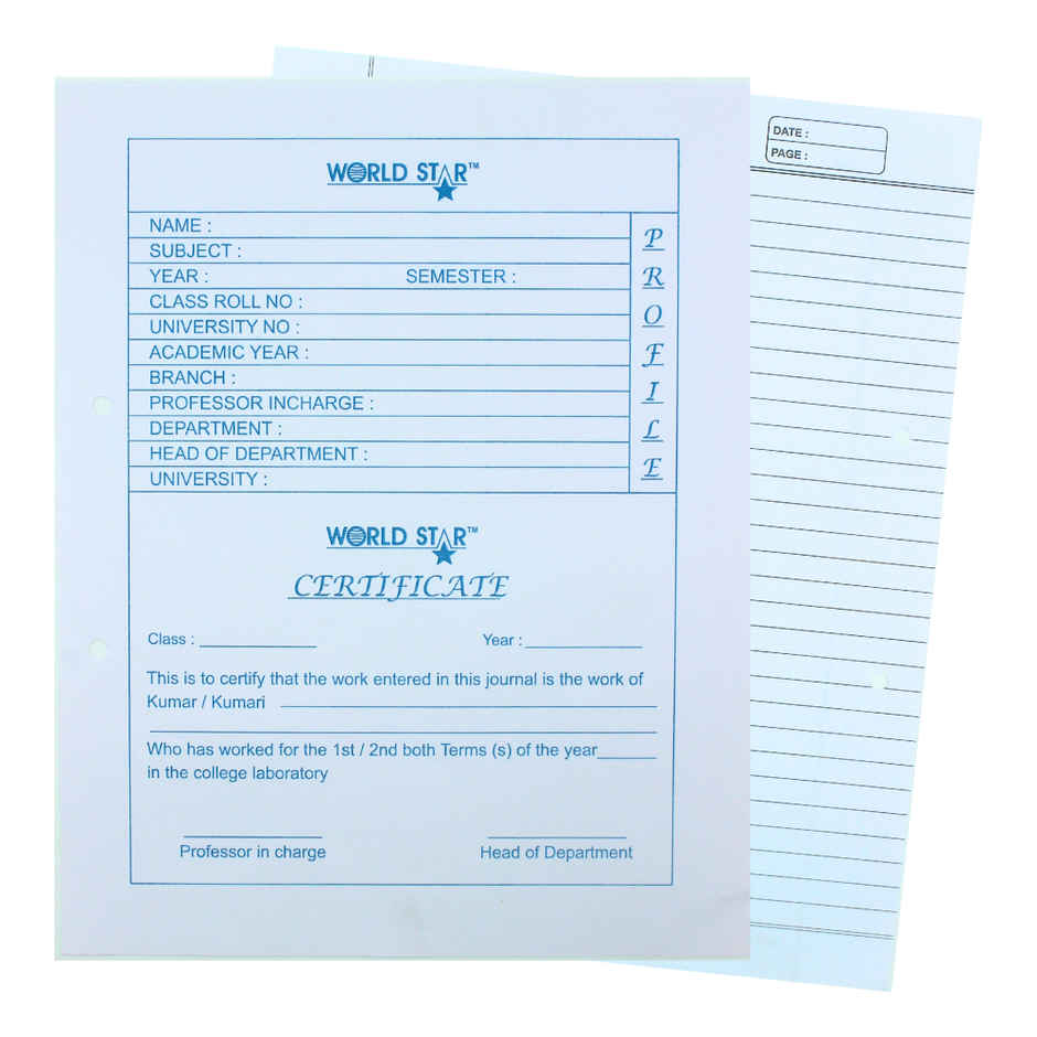 Ruled Sheets - High-Quality Paper | White