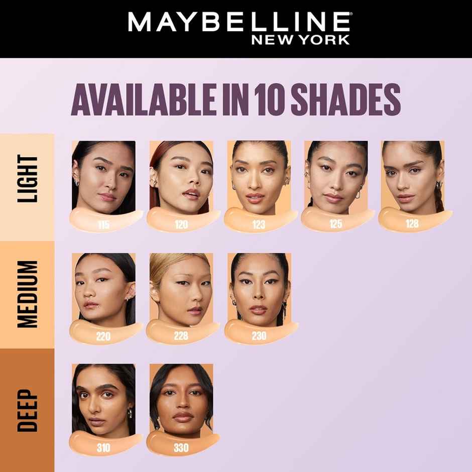 Maybelline New York Super Stay Lumi Matte Liquid Foundation | 125