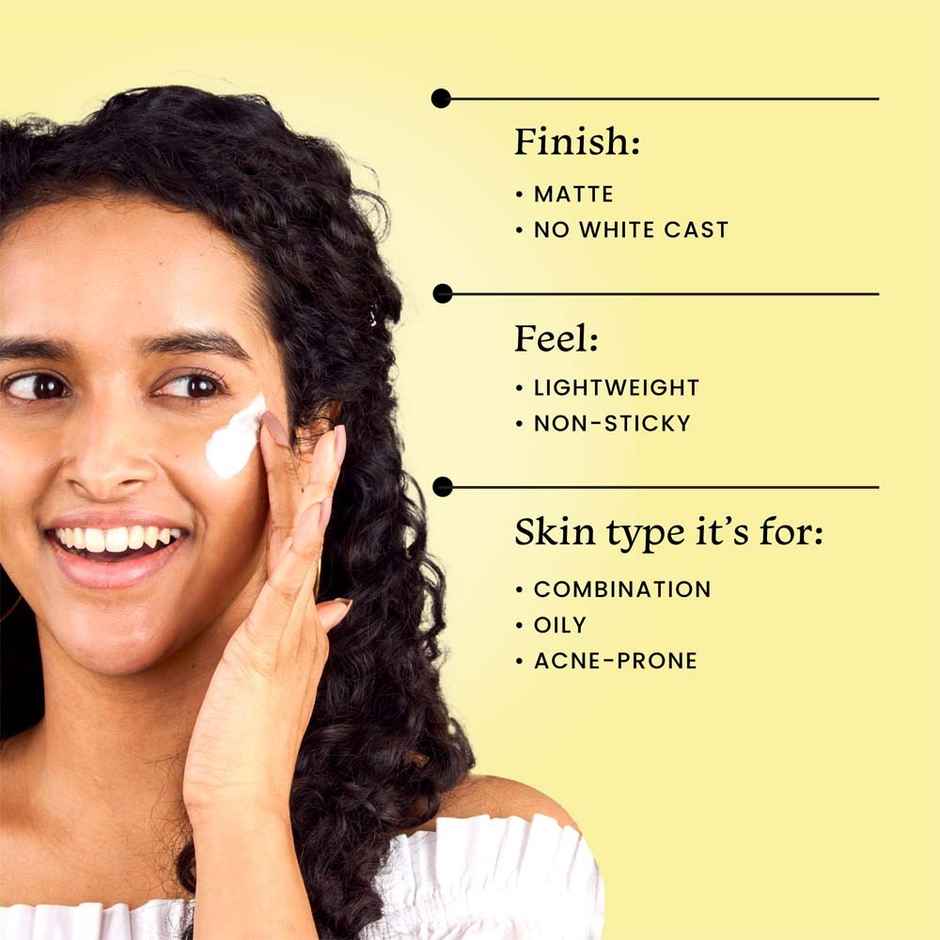 Foxtale Niacinamide Matte Sunscreen SPF 70+ PA++++ | No White Cast | Non Greasy |Men & Women