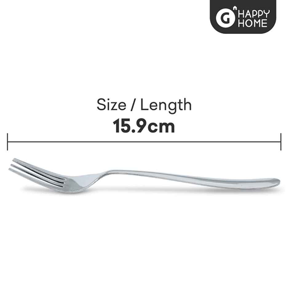 Vinayak Stainless Steel Fork Set (6 Units)