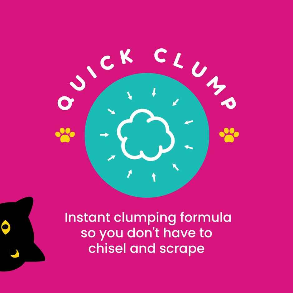 Petcrux Smart Clump Bentonite  Cat Litter 5 Kg (Pack of 2)