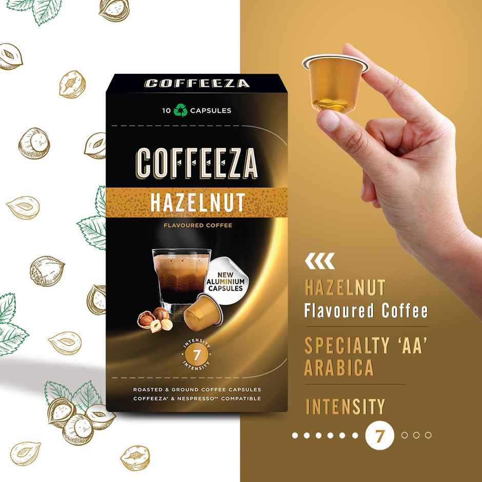 Coffeeza Hazelnut Coffee Capsules