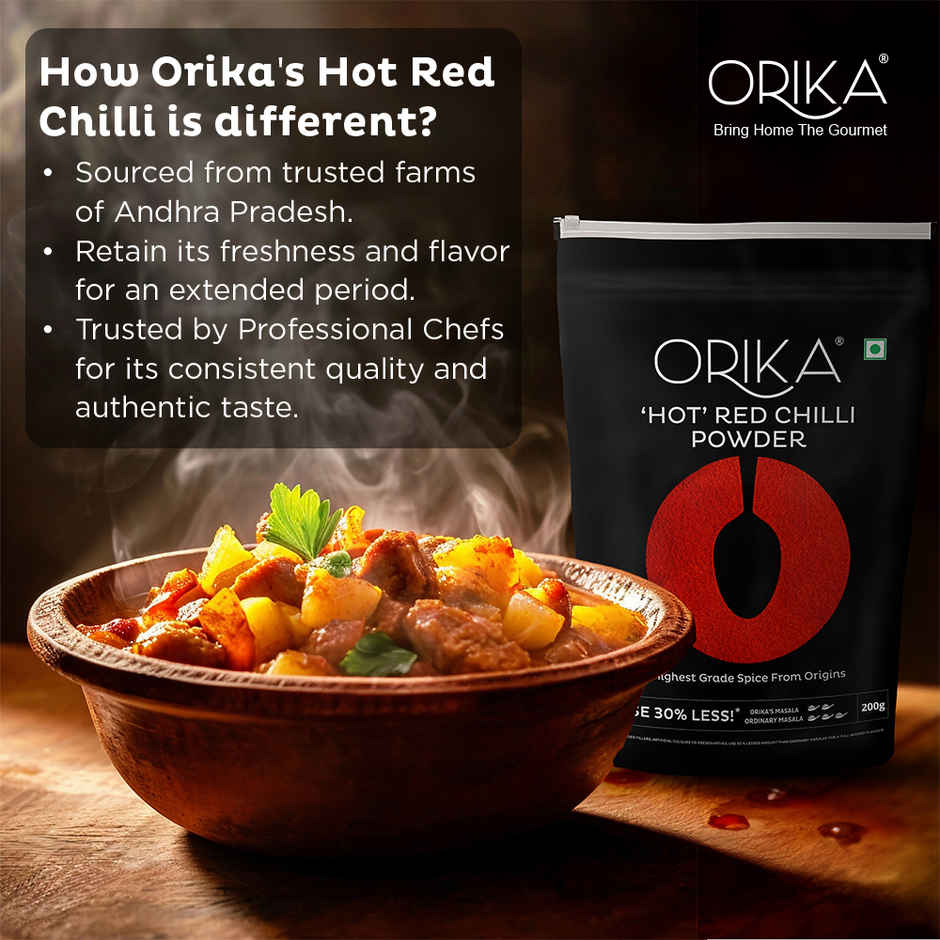 Orika Hot Red Chilli Powder | Lal Mirch Powder