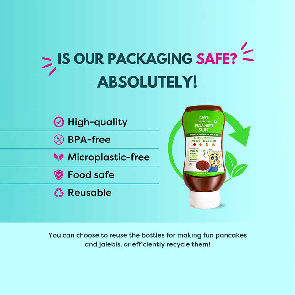 Troovy Healthy Pizza Pasta Sauce & Dip (Chemical-Free)