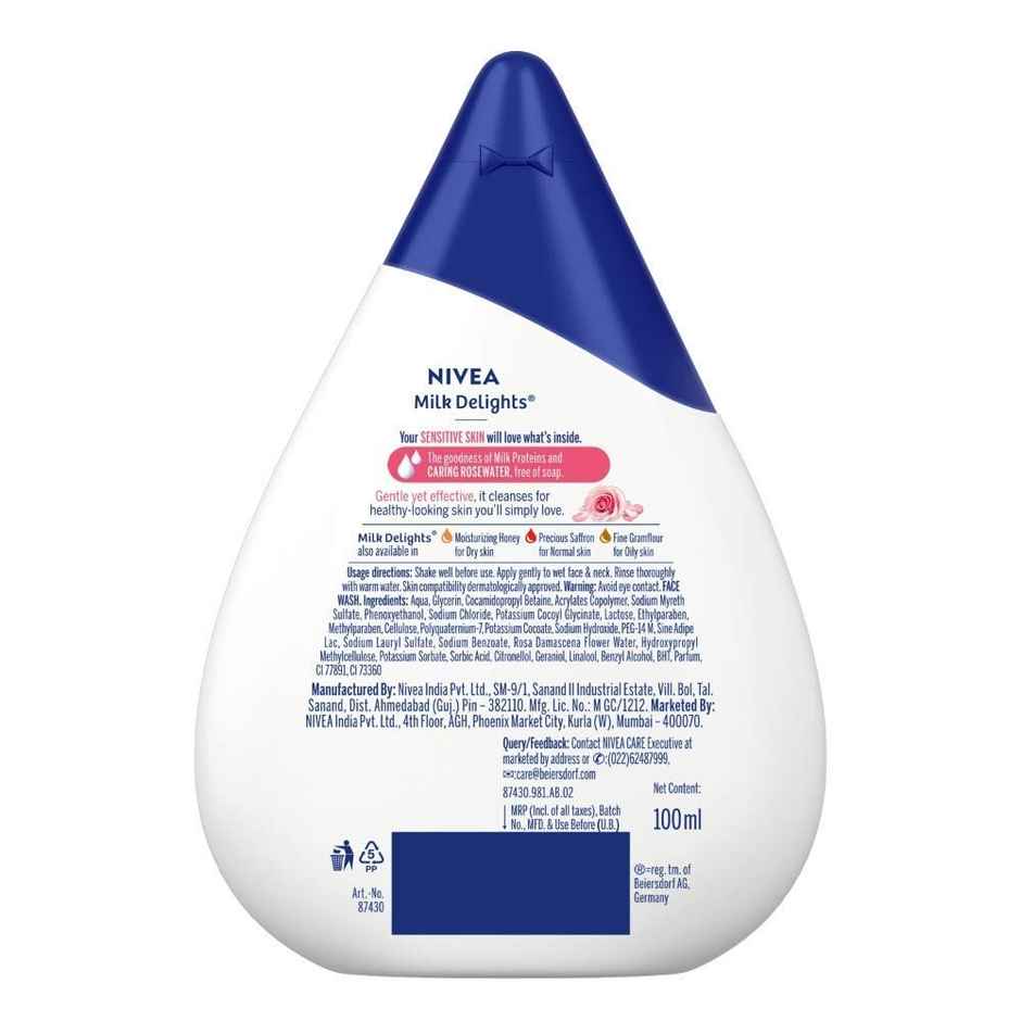 Nivea Milk Delights Face Wash Rose