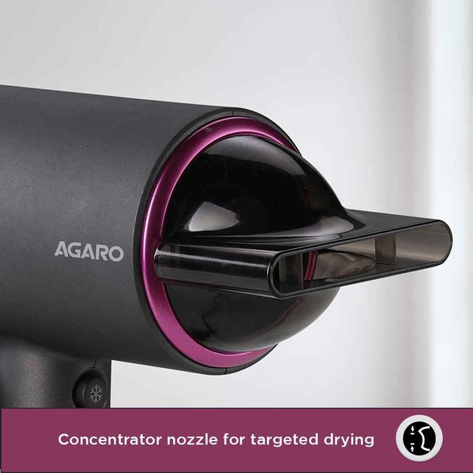 AGARO 1400 Watt Premium Hair Dryer with 3 Temperature Settings & Cool Shot Button For Styling