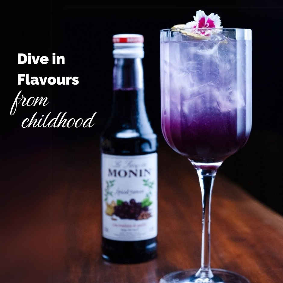 Monin Spiced Jamun (Kala khatta) Syrup for Cocktail |Mocktails |Popsicle