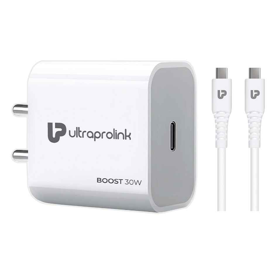 UltraProlink UM1132C Boost PD30 PD-PPS 30W Travel Charger with Type C to C Cable