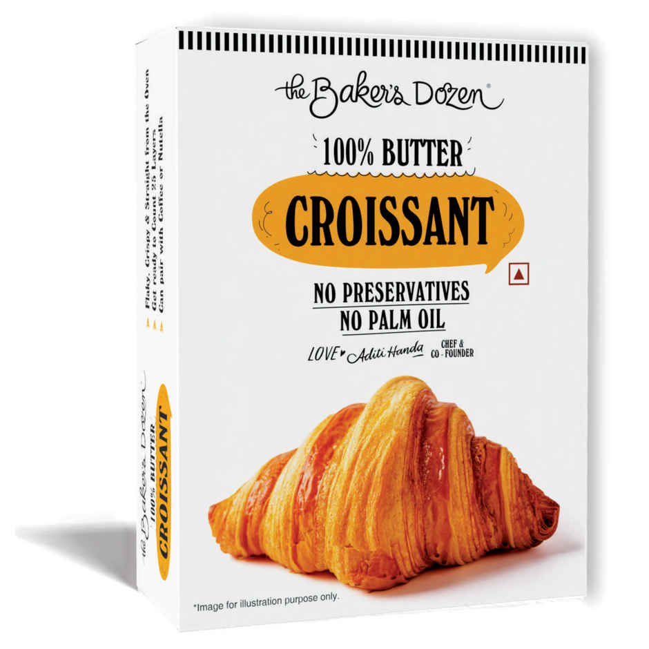 The Baker's Dozen 100% Real Butter Croissant with No Preservative Combo