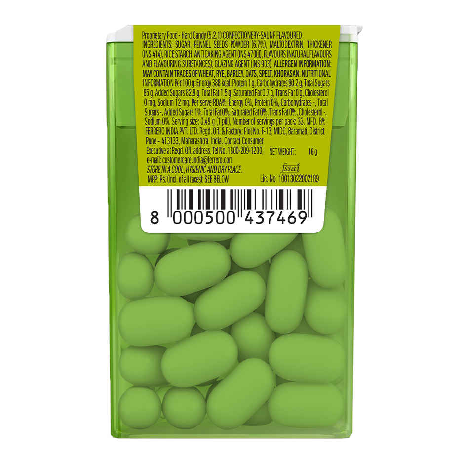 Tic Tac Seeds Fennel (Saunf)