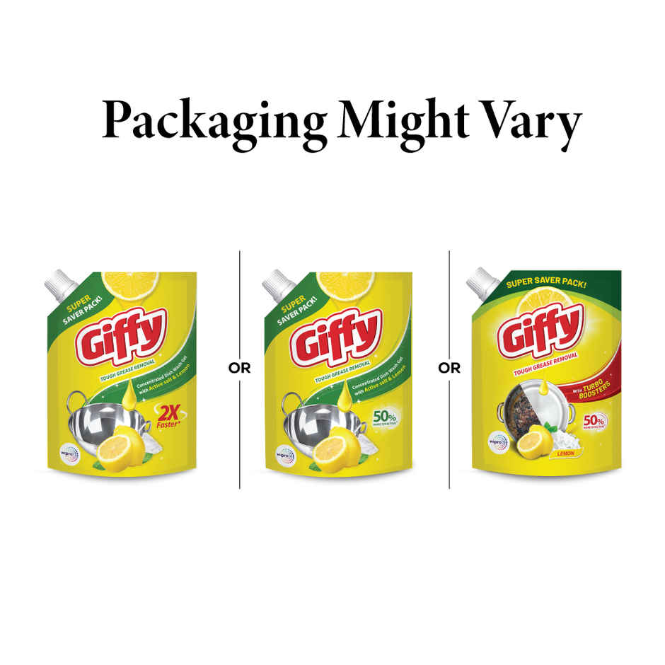 Giffy Lemon Dishwash Gel