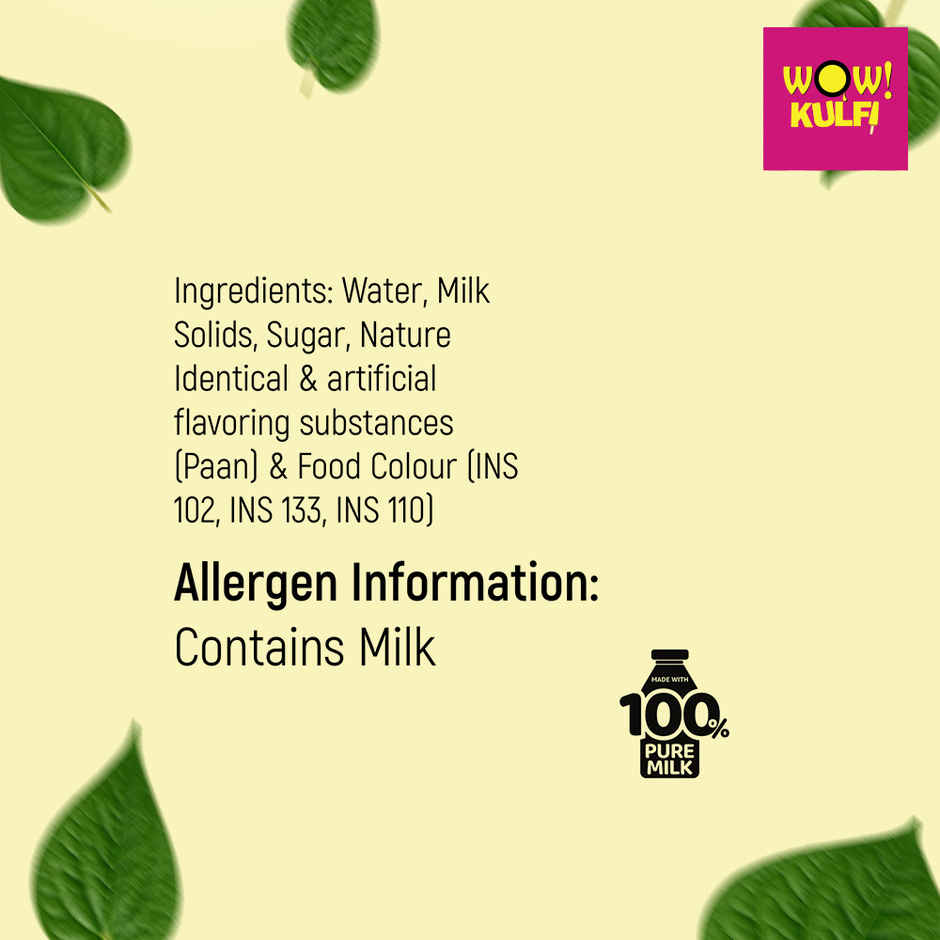 Wow! Paan Kulfi | Flavours of Nostalgia