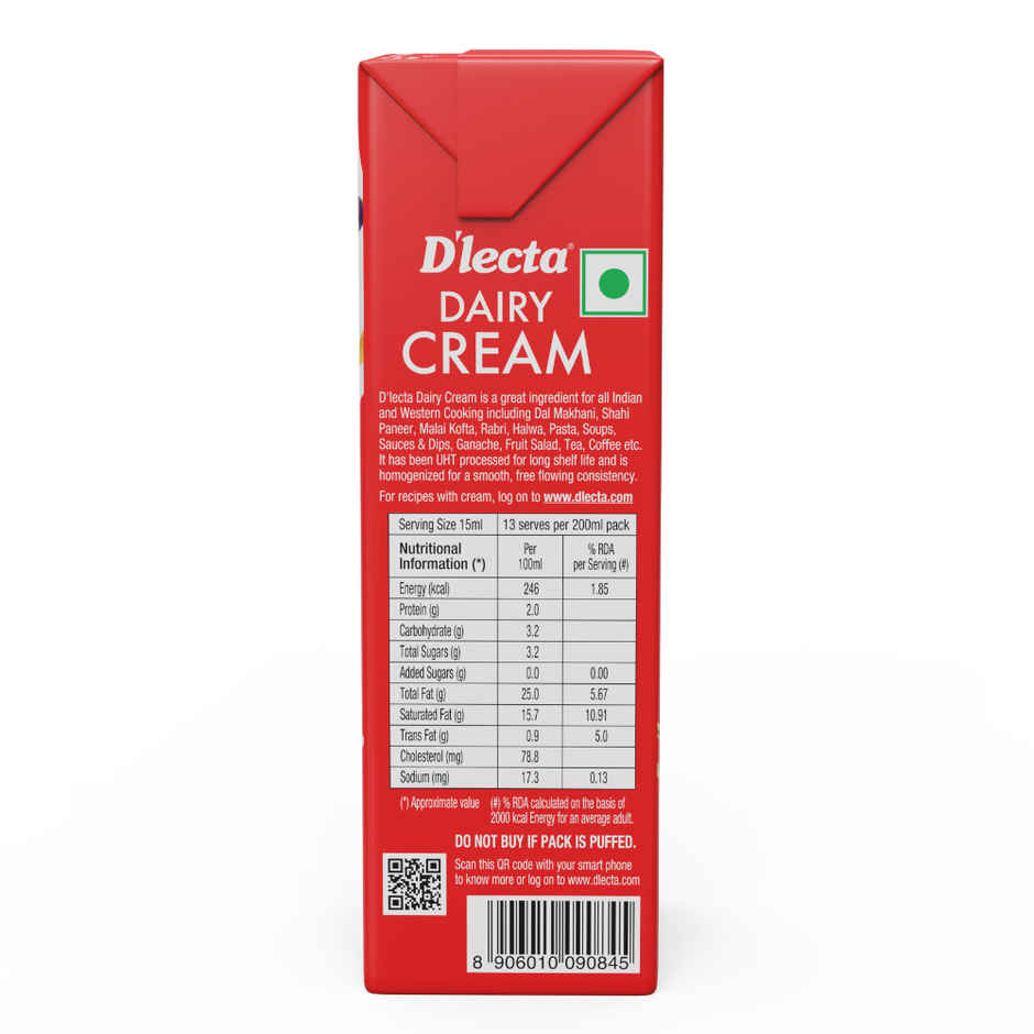 D'lecta Dairy Fresh Cream