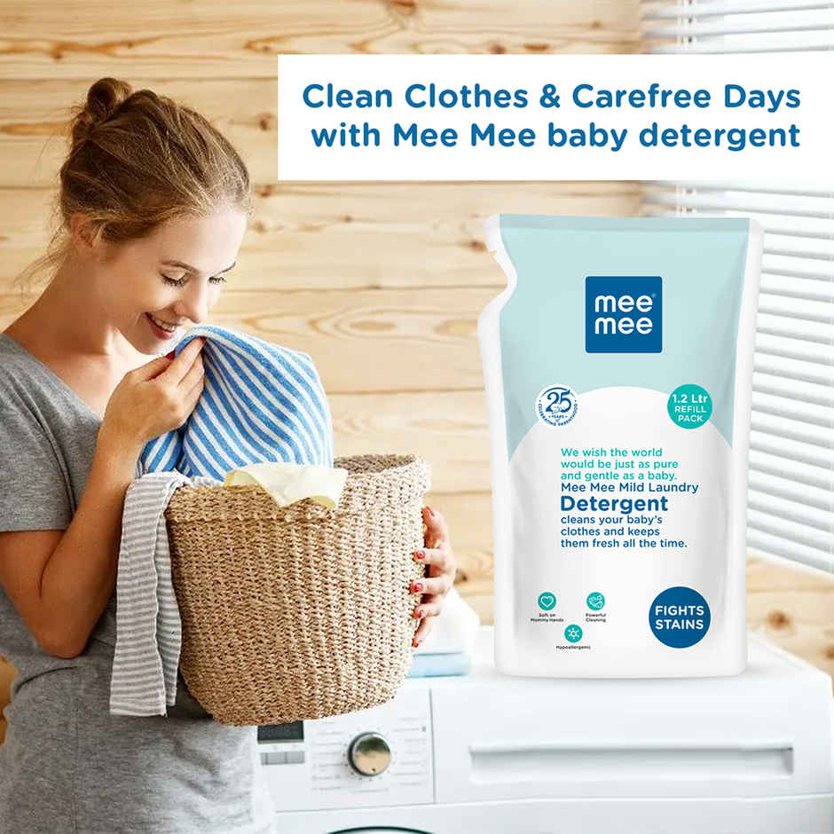 Mee Mee Mild Baby Liquid Laundry Detergent - One Drop Cleaning