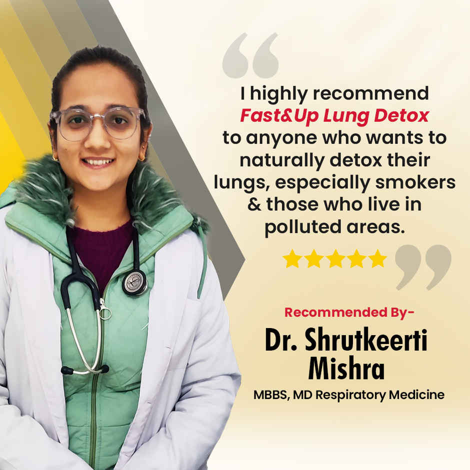 Fast&Up Lung Detox Smoking Cessation - Strawberry Flavour