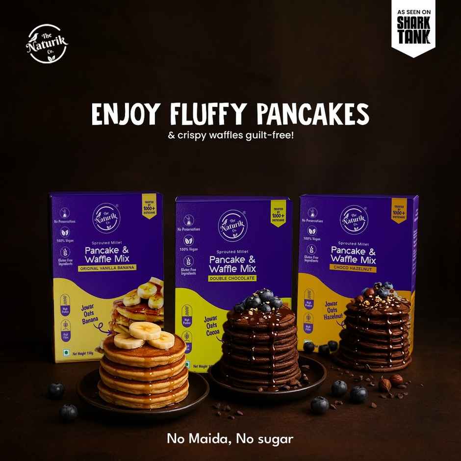 The Naturik Co High Protein Millet Pancake | Hazelnut
