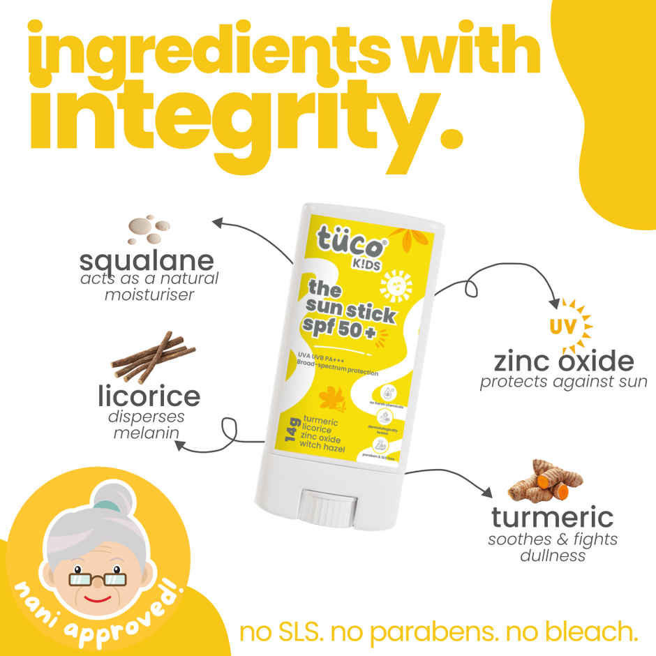 Tuco Kids Sunstick SPF 50+ Broad spectrum Protection