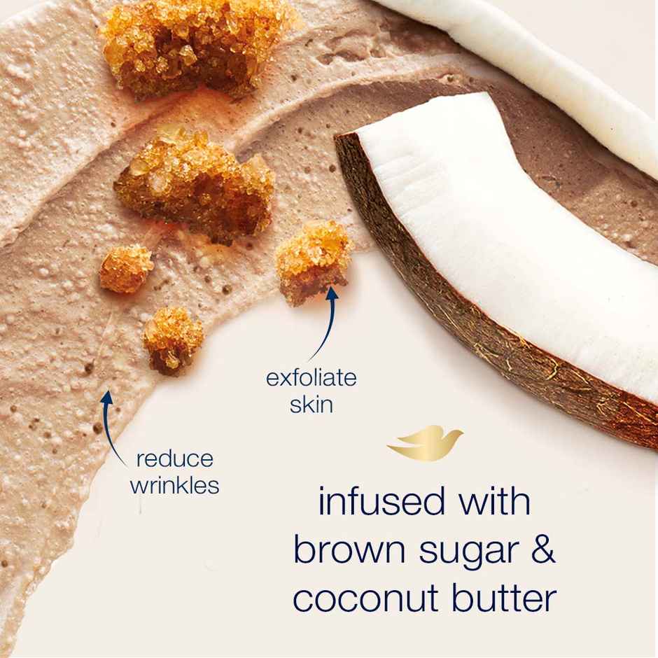 Dove Body Polish | Brown Sugar & Coconut Butter | For Dry Skin | Get Rejuvenated Skin
