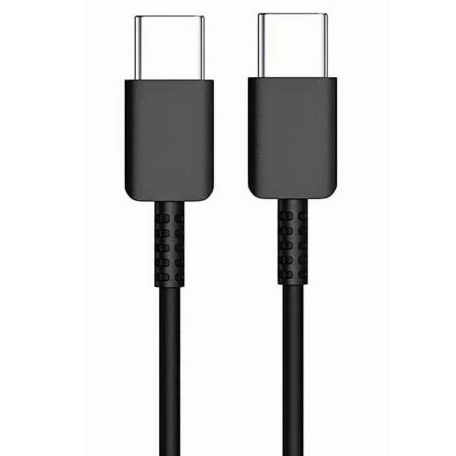Roarx 45w / 25W Type C to C Cable for Samsung Phones & Type C Devices |1M| Black