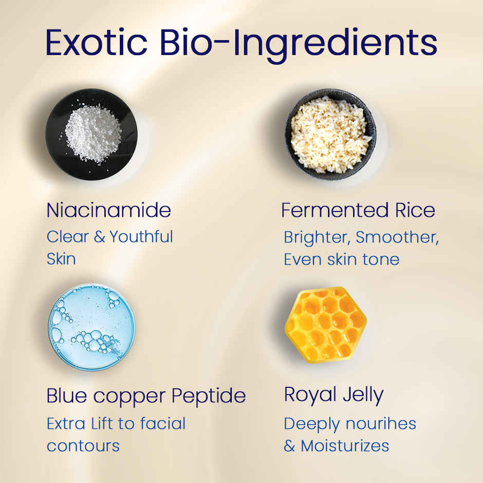 Bio-essence Bio-Vlift 4V Face Lifting Cream, Firming and tightening 4 zones of face