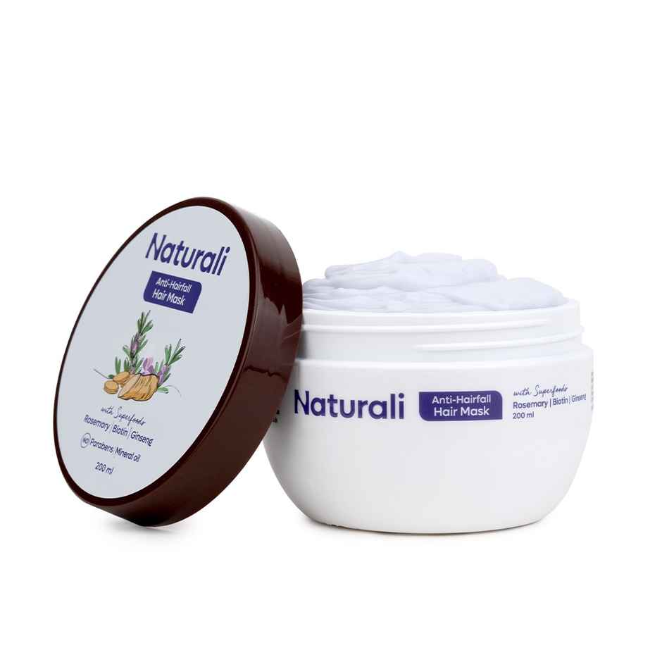 Naturali Anti Hairfall Mask | Hairfall Control | Rosemary, Biotin & Ginseng