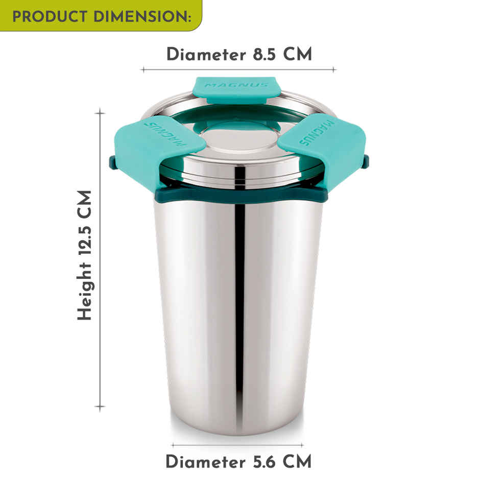 Magnus Revlock Stainless Steel Tumbler | 350Ml | Leak Proof And Airtight