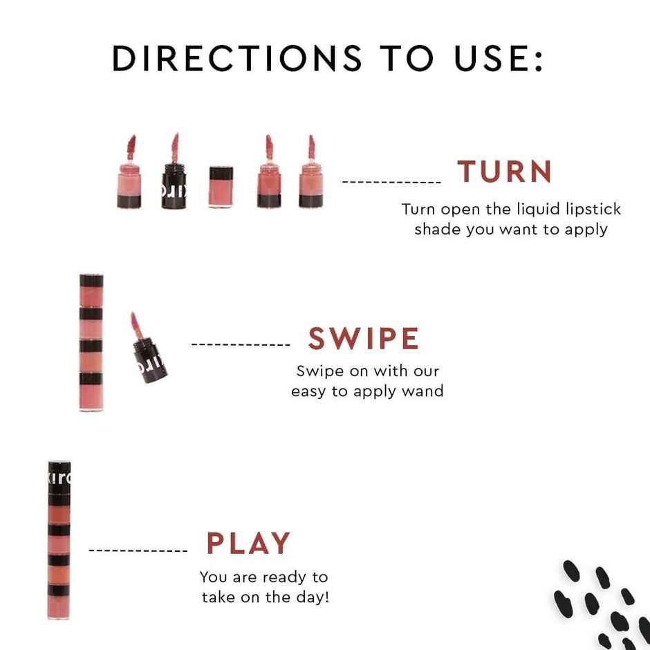 Kiro Four Play Non-Stop Airy Matte Liquid Lip | Ultimate Quad