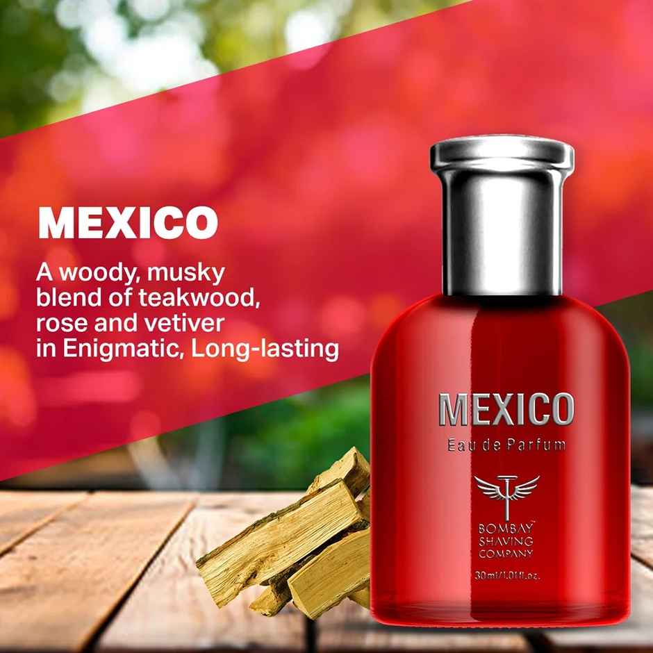 Bombay Shaving Company Long Lasting Wanderlust Perfume Gift Kit For Men | Pack Of 3