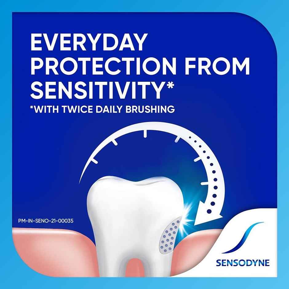 Sensodyne Mouthwash Complete Protection+ (100ml) & Sensodyne Toothpaste Whitening, Sensitive Tooth Paste To Restore Natural Whiteness, 70 Gm (70g) Combo