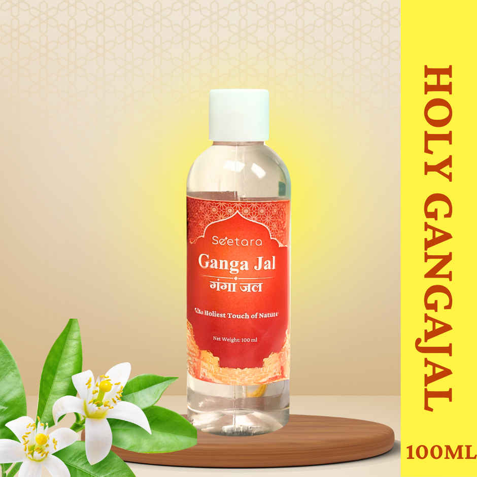 Seetara Pure Gangajal - Holy Ganga Water for Puja (100 ml)