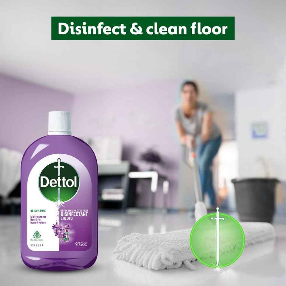 Dettol Liquid Disinfectant for Floor Cleaner, Surface Disinfection (Lavender Blossom)