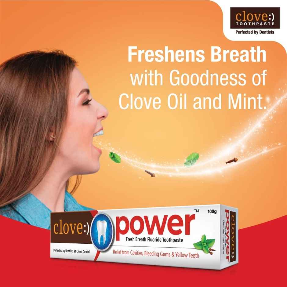 Clove Power Fresh Breath Fluoride Formulation 