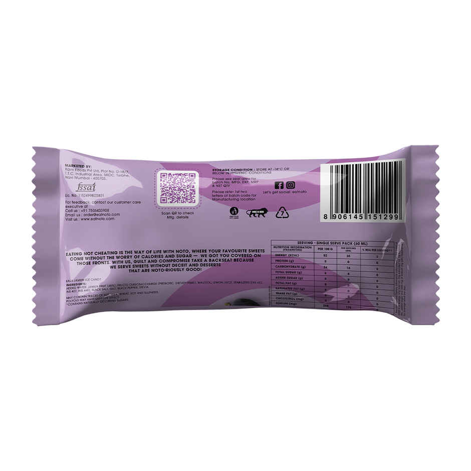 Noto Kala Jamun Sugar Free Popsicle
