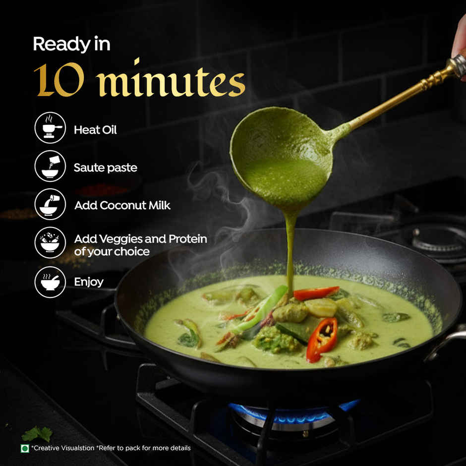 KNORR Green Thai Curry Paste, with Kaffir Lime & Chillies | Thai Flavours