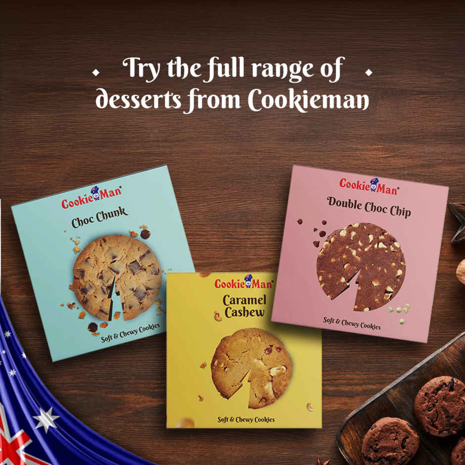 Cookieman Double Choco Chip Soft Dessert Cookie