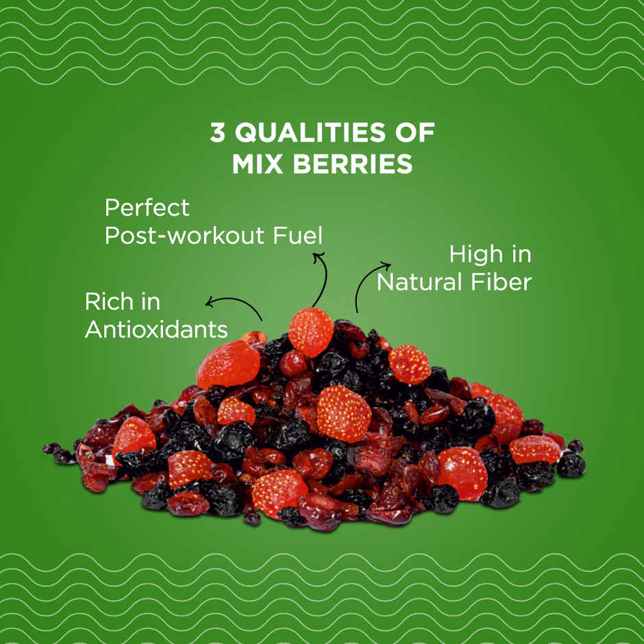 Nutty Gritties Premium Mix Berries - 4 in 1 Fibre-Rich Snack