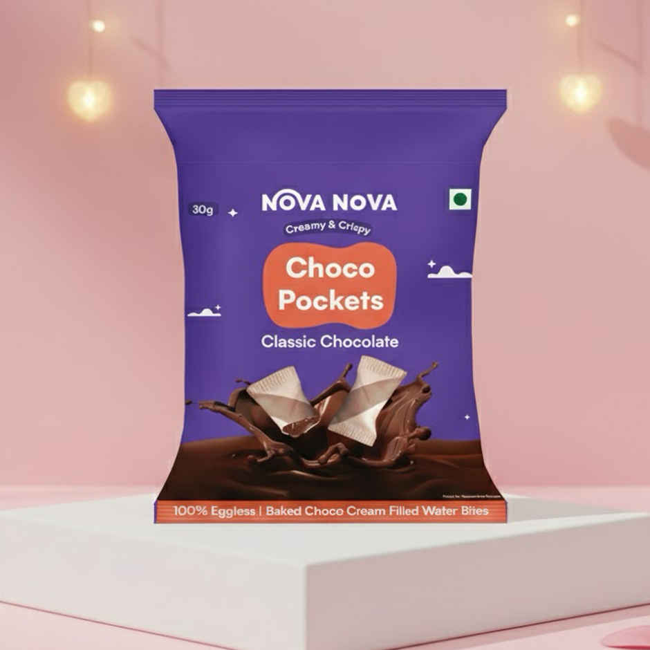 Nova Nova Choco Pockets | Mini Treats | Classic Chocolate