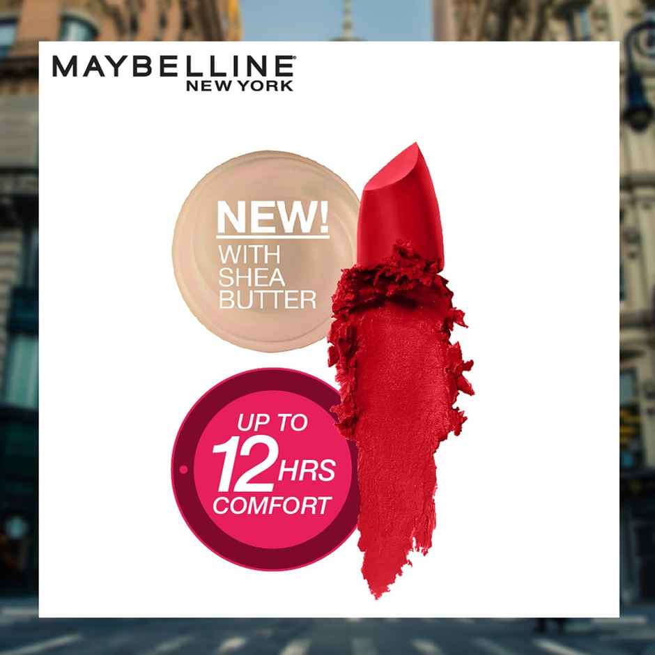 Maybelline New York Color Sensational Creamy Matte Lipstick- Rich Ruby