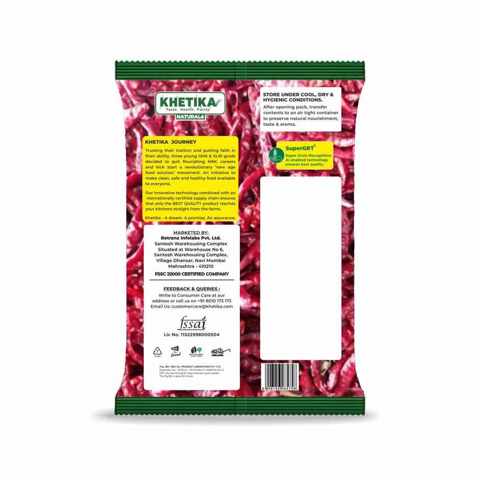 Khetika Chilli Whole Stemless