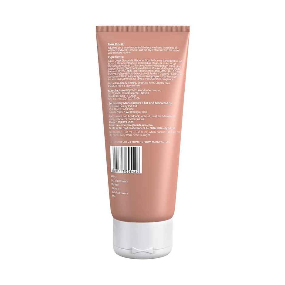 Neude Detanning and Brightening Gel Face Wash - Brightside