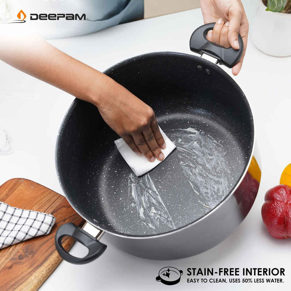 Deepam Glaze Casserole/ Biriyani Pot 4 Litre 24cm