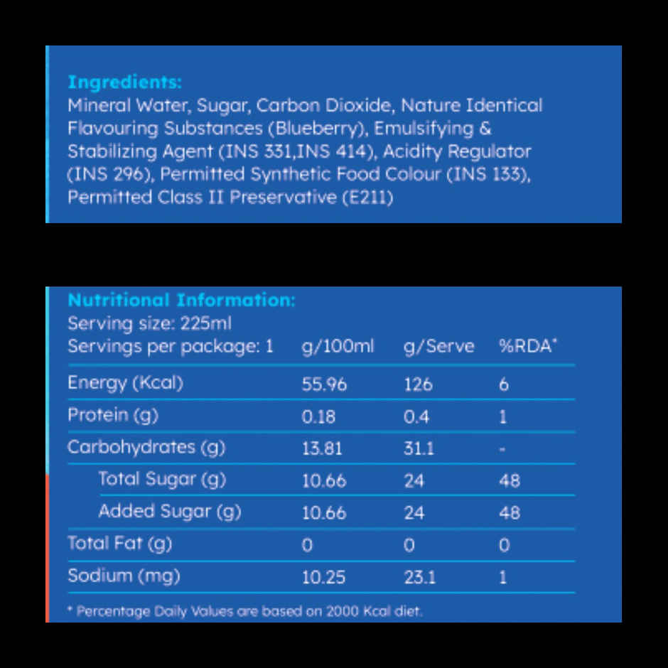 Dobra Pop Goli Blueberry Soda Combo 