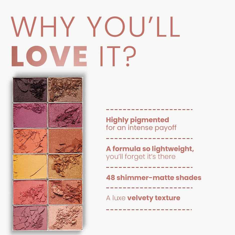 Lakme Glitterati Chroma Chic Eye Shadow Palette | Sundowner