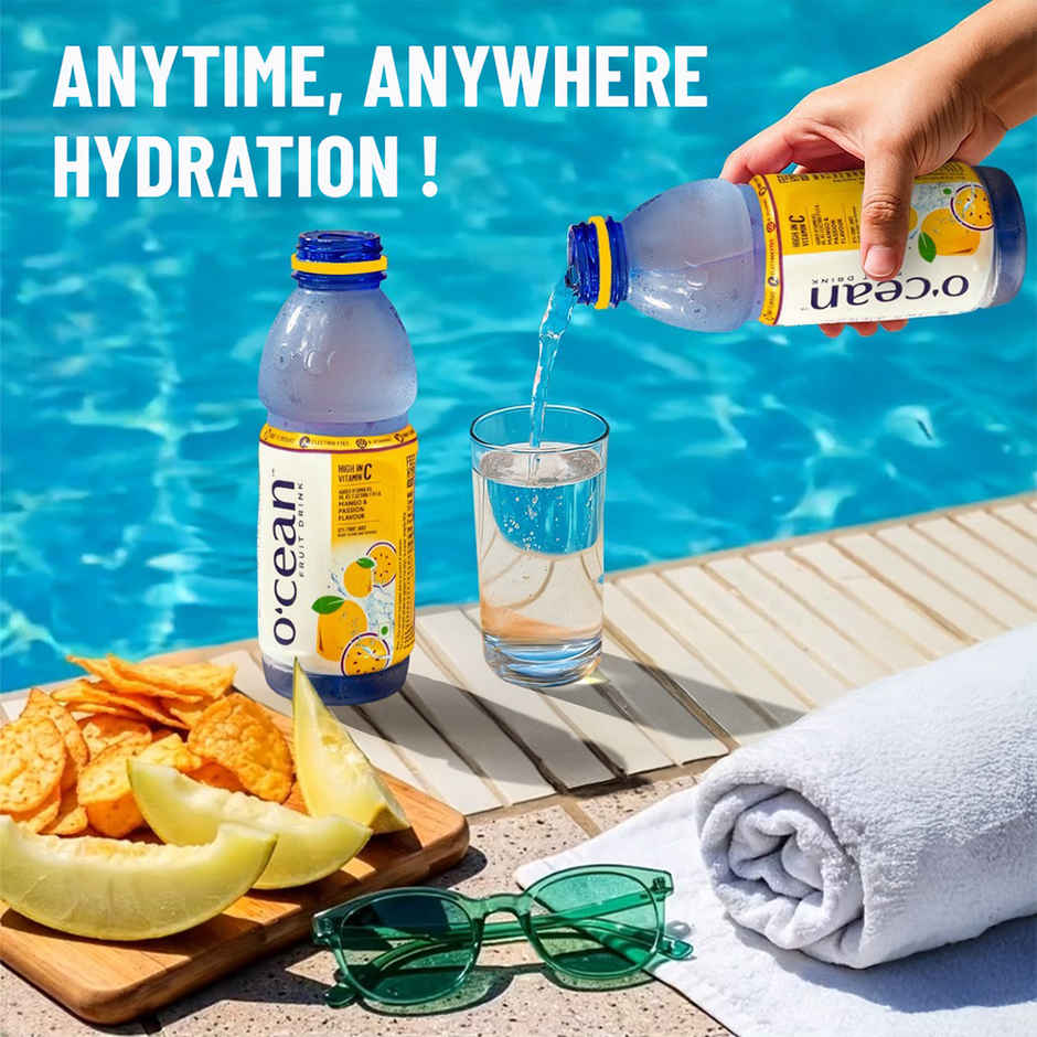 O'cean Beverages Mango and Passion Flavoured Water Bottle