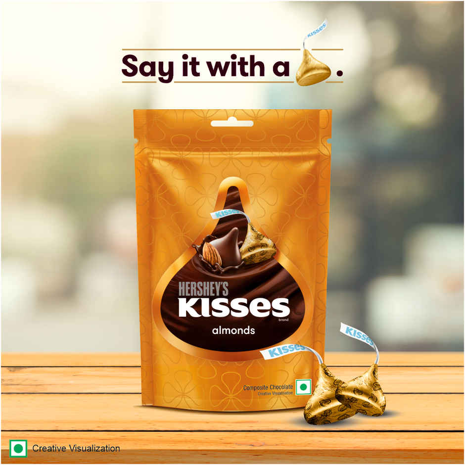 Hersheys Kisses almond Packs