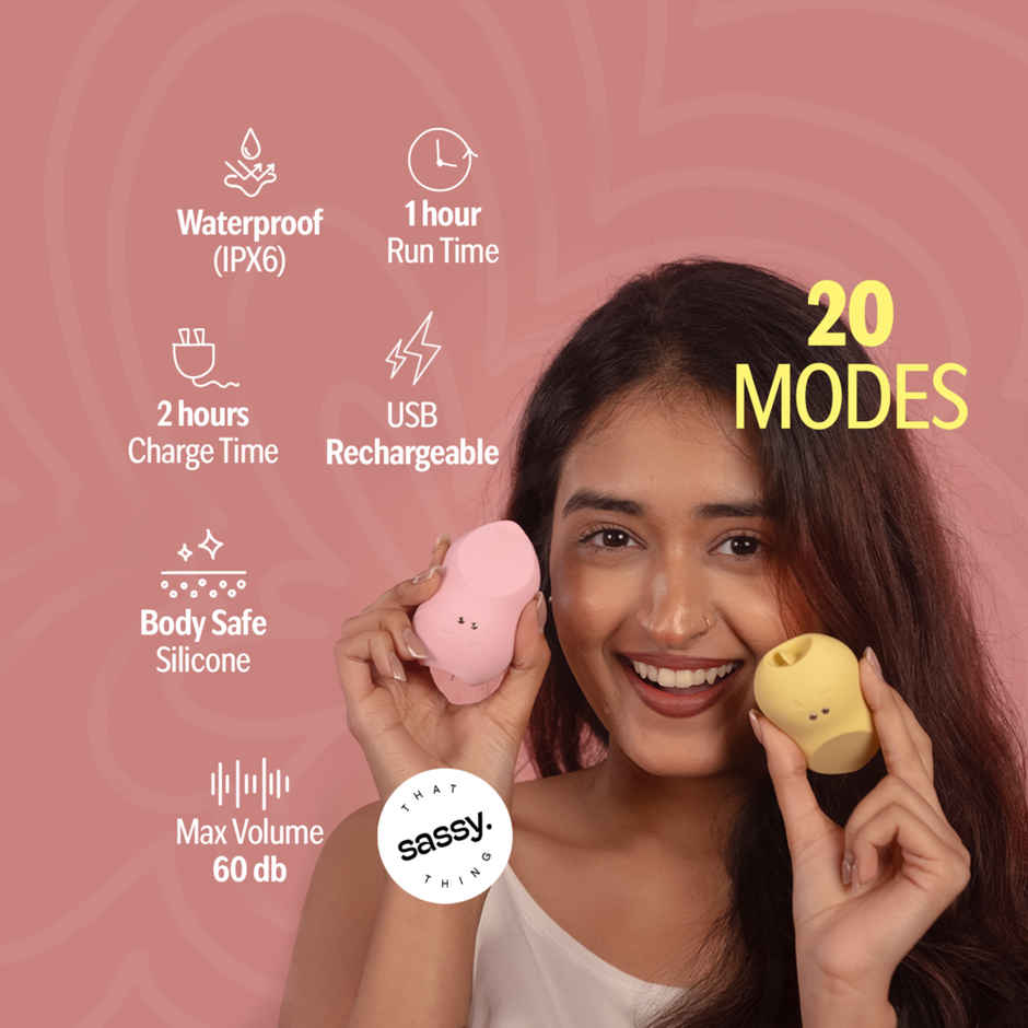 That Sassy Thing Tickle Tongue Personal Massager | Pastel Pink