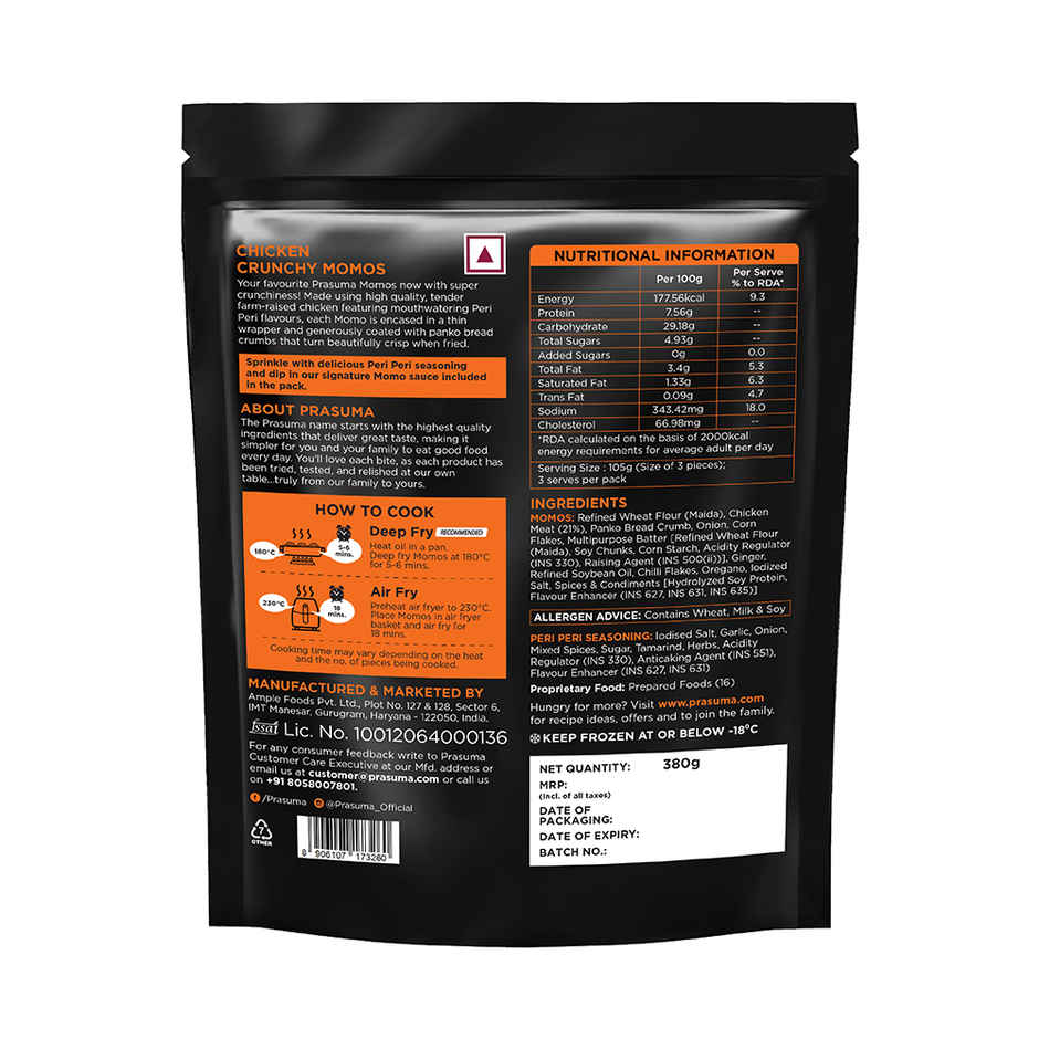 Prasuma Crunchy Chicken Momos | Kurkure