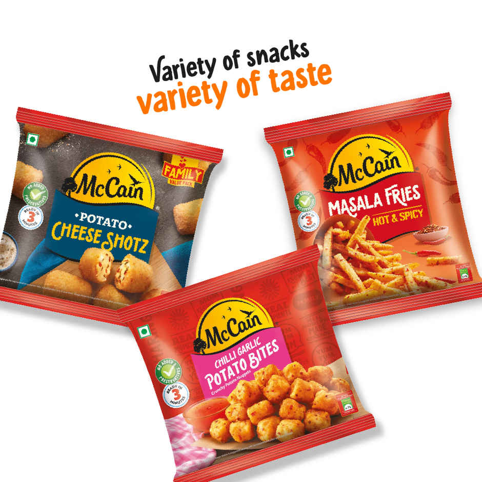 Heinz Tomato Ketchup (435g) & Mccain Chilli Cheesy Nuggets (250g) Combo 
