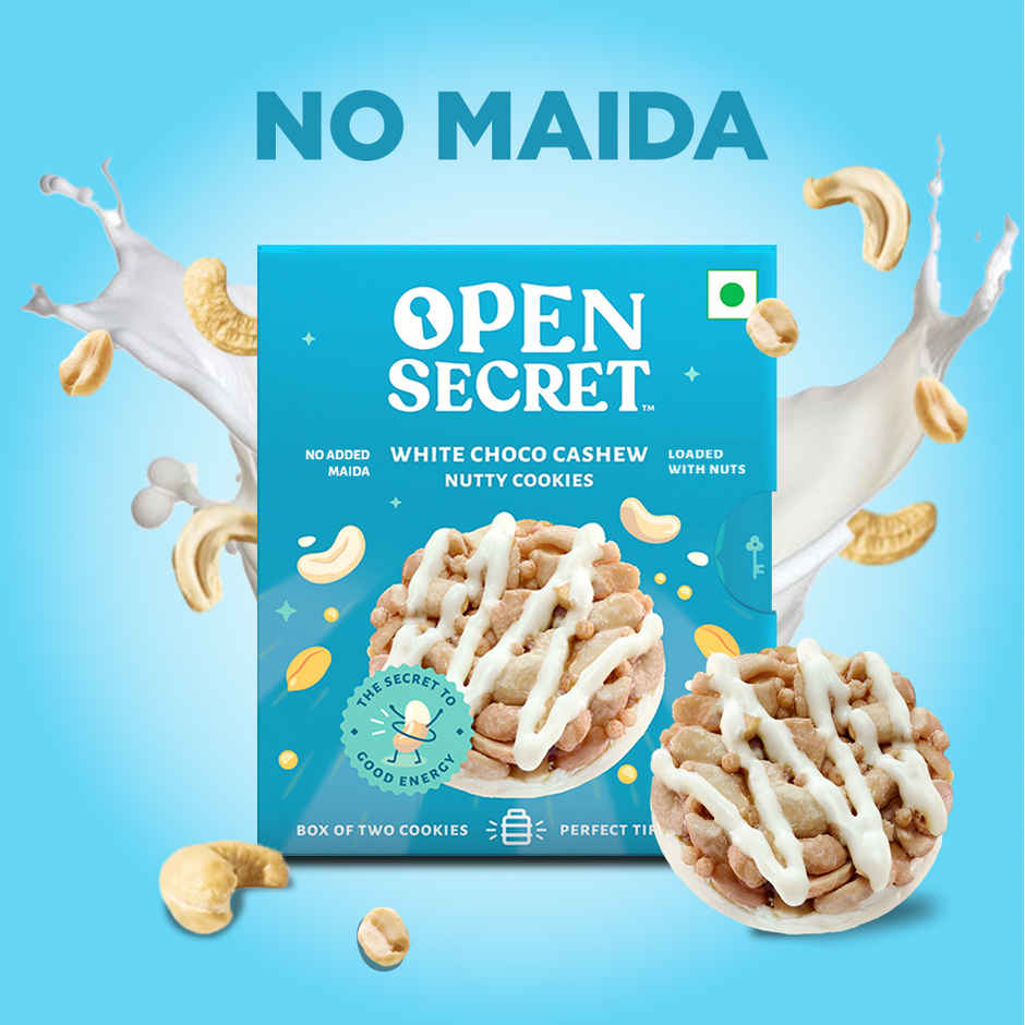 Open Secret Zero Maida White Chocolate Protein Cookies